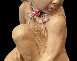 Rare Donan Studio little girl sculpture 