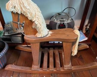 Wooden Rocking Horse