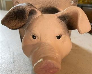 Pig head decoration