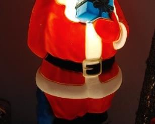 1971 Blow Mold Santa looks brand new! 