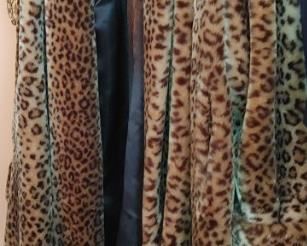 Faux Leopard coat with tags