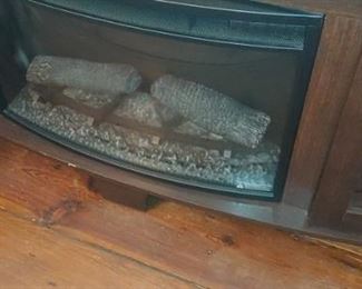  72" Electric Fireplace Media Mantle