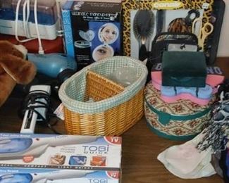 Various beauty items