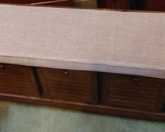 Trunk/ padded bench