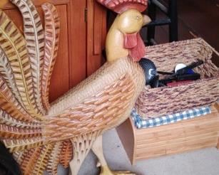 Burwood MCM wall art rooster very heavy