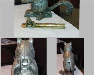 Vintage Godinger silver plate squirrel nut cracker