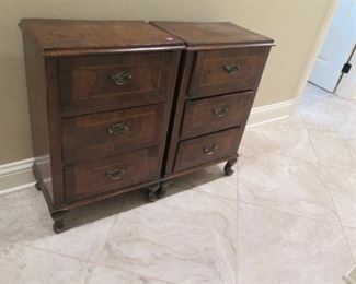 PAIR ANTIQUE COMMODES