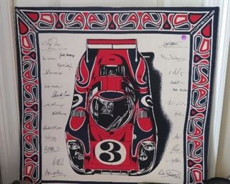 FRAMED PORSCHE SCARF 
