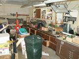 FULL FULL GARAGE - 12 TON PRESS. MOTORS, SWITCHES WHO KNOWS??
