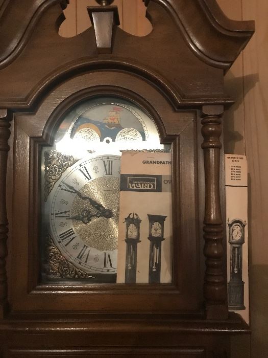 Vintage Piper Grand Father Clock,  lovely chimes and keeping time! 