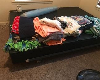 Lots of blankets and throws