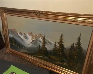 Very large oil on canvas 