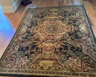 oriental rug (Ebony) 5.5" x7.8"