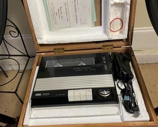 transistor recorder vintage 1960