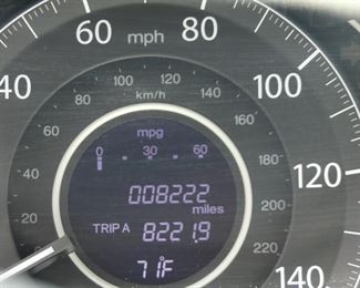 odometer reading