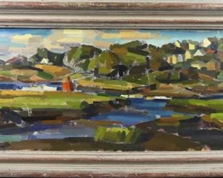 Herbert Barnett oil painting