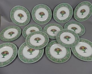 14 Wedgwood Florentine plates