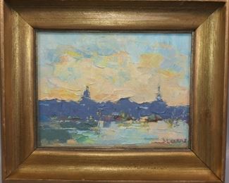 David Lazarus painting of Nantucket (1 of 4)