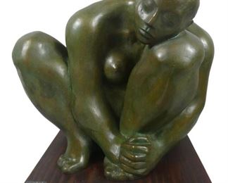 H. Lucho modernist bronze