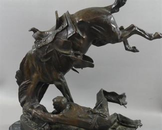 Vintage Remington bronze sculpture