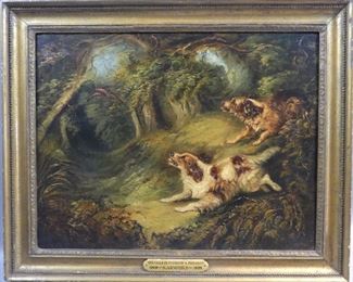 G. Armfield dog painting