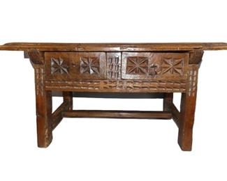 17th c. table attr. Spanish