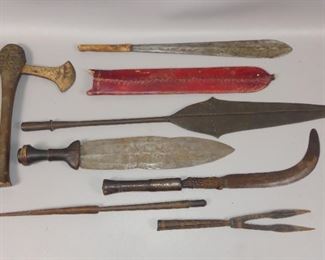 Old African weapons
