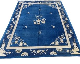 Antique Chinese Art Deco rug