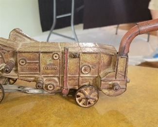 McCormick Deering cast iron threshing machine