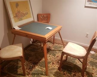 Vintage fold away table with 3 chairs $250
Markdown-now $175
