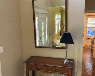 entry wall table / mirror