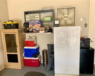 Garage and gardening tools, Garage Fridge and Mini Fridge perfect for any man cave