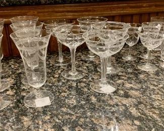 Fostoria stemware 
