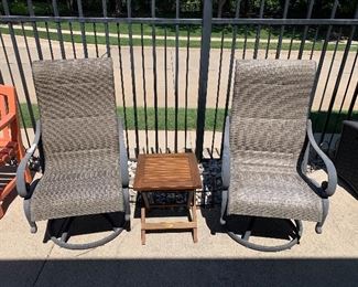Patio chairs