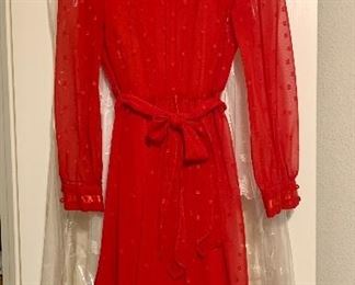 Sweet vintage red dress