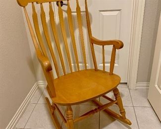 Sweet Wooden Rocking Chair