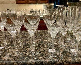These very pretty Rosenthal “Lily” Crystal Stemware - beautiful 