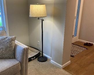 #2 $180 Pair of floor lamps 61"h
