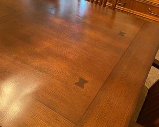 close up of dining table top