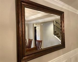 #9 $260.   Beveled glass mirror. 38" x 49"h.  
