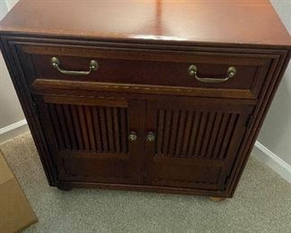 #14 $220 Stanley nightstand or end table.  30"w x 18"d x 31"h.  Matches the Gentleman's Chest