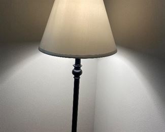 #15 $90. Iron based floor lamp 59"h.