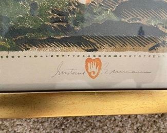 close up of signature