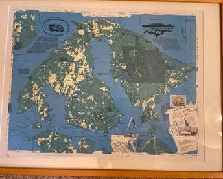 #37. $260 Map of Bicentennial of Orcas' Discovery