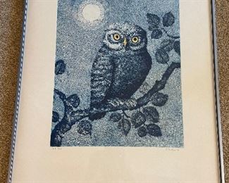 #40 $210. Signed E. Bellini print