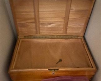 interior showing tray insert