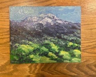 #69. $90. "Faces of Mt. Diablo". 8 x 6 by K. Robinson, California Plein Air artist.