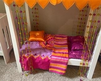 American Girl Canopy bed $68