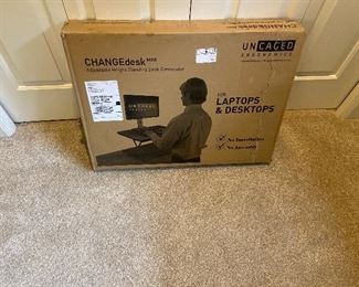 Adjustable desk for sale during in-person shopping  Friday and Saturday.