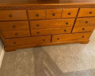 closer view of the dresser